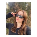 Lunox Geometrik Siyah Polarize Kadın Güneş Gözlüğü ( %100 Uv Korumalı )