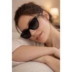 Lunox Mathilda Cateye Uv Korumalı Kadın Güneş Gözlüğü - Siyah - Füme