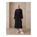 Lunsera Store Hakim Yaka Uzun Tunik-Siyah