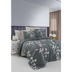 Luoca Patisca Ranforce Tek Kişilik Nevresim Takımı Tıvory Yeşil - 160 x 220 cm