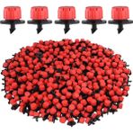 Luoditong Shop 100 Adet Tarzı Adet Bahçe Sulama Başlığı Ayarlanabilir Damlatıcı Yağmurlama Yayıcı Mikro Damla Balkon Yard Sera Sulama Spreyi (Yurt Dışından)