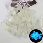 Luoditong Shop 3X50PC Tarzı Adet Aydınlık Taşlar Karanlıkta Parlayan Çakıllar Kayalar Açık Yol Veranda Çim Yürüyüş Yolları Balık Tankı Akvaryum Bahçe Dekoru (Yurt Dışından) - Renkli