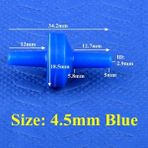 Luoditong Shop 4.5mm Mavi Stil 5 Adet 5~ Mini Plastik Düz Arayüz Çekvalf Sulama Sulama Hortumu Çek Valf Akvaryum Tankı Hava Pompası Tek Yönlü Vana (Yurt Dışından)