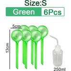 Luoditong Shop 6 Adet S Yeşil Stil Pcs Otomatik Bitki Sulama Ampulleri Kendinden Sulama Topları Ev Bahçe Su Kovası Houseplant Cihazı Damla Sulama Sistemi (Yurt Dışından)