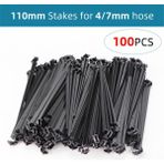 Luoditong Shop B-100PCS Tarzı '' Hortum Damla Sulama Desteği Stakeape Kanca Boru Sabit Gövde Tutucu Bahçe Sulama Damlatıcı Yağmurlama Braketi (Yurt Dışından)