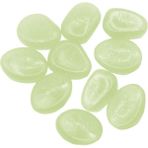 Luoditong Shop Bej Tarzı Bahçe Çakıl Taşları Parlayan Taşlar Kayalar Yürüyüş Yolları Için Aydınlık Çakıllar Dış Mekan Dekoru 10P Dekorasyon Çakıl Taşları Akvaryum Karışımı Renk (Yurt Dışından) - Renkli