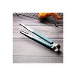 Luoditong Shop Bir Stil Sıcak Satış Paslanmaz Çelik Barbekü Maşa Barbekü Izgara Gıda Klipsi Buz Maşası Et Tost Ekmeği Kelepçesi Mutfak Aksesuarları Araçları 25.5x1.8cm (Yurt Dışından) - Renkli - 1 Adet