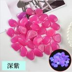 Luoditong Shop C Stili 50 Parça Karanlıkta Parlayan Çakıl Taşları Parlayan Taşlar Kayalar Açık Dekor Için Aydınlık Çakıl Bahçe Çim Yard Akvaryum Geçit Balık Tankı (Yurt Dışından) - Renkli