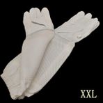 Luoditong Shop Fildişi Tarzı Xxl 3D Nefes Arıcılık Koruyucu Eldivenler Keçi Derisi Bacalı Arıcı Anti Bite Koruma Uzun Kollu Arıcılık Malzemeleri (Yurt Dışından)