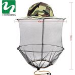 Luoditong Shop Gösterildiği Gibi Stil Tek Boyut Arıcı Koruyucu Kamuflaj Şapka Arıcılık Arı Ceketi Arı Şapkası Arı Koruyucu Kap Önleme Kapakları Mesh Arıcılık Araçları (Yurt Dışından) - arıcılık malzemeleri