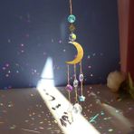 Luoditong Shop K Tarzı Kristal Rüzgar Çanları Güneş Yakalayıcılar Elmas Asılı Gökkuşağı Chaser Bahçe Pencere Düğün Perde Avize Ev Dekorasyonu Rüzgar Çanı (Yurt Dışından) - Renkli