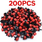 Luoditong Shop KSL01-002-200PCS Tarzı Kesla mm Hortum Mikro Damla Sulama Sulama Kitleri Sistem Otomatik Ayarlanabilir Atomize '' Damlatıcı Bahçe Serası (Yurt Dışından)