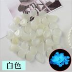 Luoditong Shop M Tarzı 100 Adet Karanlıkta Parlayan Çakıl Taşları Parlayan Taşlar Kayalar Açık Dekor Için Aydınlık Çakıl Bahçe Çim Yard Akvaryum Geçit Balık Tankı (Yurt Dışından) - Renkli