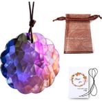 Luoditong Shop Mor Tarzı H & D 5 Renkler Pencere Asılı Kristal Mandala Prizma Suncatcher Gökkuşağı Üreticisi Avize Parçaları Dıy Ev Düğün Süslemeleri Hediye (Yurt Dışından) - Renkli