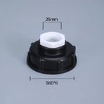 Luoditong Shop No.12 Tarzı Yüksek Li Ibc Tankı Adaptel Ibc Su Deposu Plastik Uydurma Redüktör Parçaları Ev Bahçe Hortumu Konnektörü (Yurt Dışından)