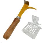 Luoditong Shop Resim Gösterilen Stil Olarak M Beden 1 Takım Paslanmaz Çelik Arı Kazıyıcı ve Arı Kafesi Arı Kovanı Ekipmanları Arıcı Için Çok Fonksiyonlu Kapaksız Arıcılık Aracı (Yurt Dışından) - arıcılık malzemeleri