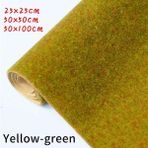Luoditong Shop SARI-50X50CM Stili Yapay Yosun Çim Çim Simülasyon Yeşil Bitkiler Çim Halılar Düğün Parti Dekor Peyzaj Bahçe Çim Mat Zemin Dekorasyonu (Yurt Dışından) - Renkli