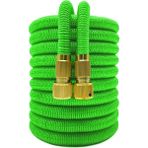 Luoditong Shop Yeşil Hortum Stili 25FT 16FT-150FT Genişletilebilir Su Tabancalı Bahçe Hortumu Ayarlanabilir Nozul Esnek Boru Hortumu Araba Yıkama Için Yüksek Basınçlı Yağmurlama Köpüğü (Yurt Dışından)