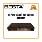Luord-Store 16 Port Gigabit Poe Switch 10/100/1000 Mbps BST1621G