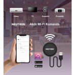 Luord-Store Akıllı Wifi Kumanda, Tüm Cihazları Telefondan Yönetme - 0,5 W