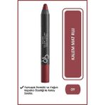 Luord-Store Matte Lipstick Crayon No: 09 - Besleyici Nemlendirici Mat Kalem Ruj - 0-Siyah