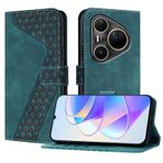 LUOTANL Cüzdan Kılıf Huawei Pura 90 Pro Max/90 Pro/90 için, Deri Kabartma Kart Tutucu Katlanır Kılıf Manyetik Kilit Fonksiyonlu Cep Telefonu Çantası, Yeşil, 90