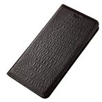Luotanl hakiki deri kılıf Huawei Pura 90 Pro Max/90 Pro/90 için, lüks timsah dokusu katlanabilir kılıf, çok kart yuvaları ve tutucu kılıfı, siyah, 90