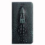 LUOTANL Huawei Pura 90 Pro Max/90 Pro/90 için Cüzdan Kılıf, Stand Fonksiyonlu 3D Kabartmalı Timsah Kafası Kapaklı Deri Kılıf, Yeşil, 90 Pro Max
