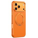 LUOTANL iPhone 17 PRO Max/17 Pro/Air/17 için Manyetik Kılıf, Vintage Vegan Deri Kılıf Erkekler Ve Kadınlar Ayarlanabilir Halka Darbeye Dayanıklı Kapak, Turuncu, 17 PRO