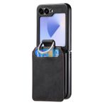 LUOTANL Motorola Razr 70 Ultra/70+/70 için ince kılıf, buzlu deri kart bölmesi parmak yüzüğü kaplaması erkekler ve kadınlar için, siyah, 70 Ultra
