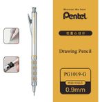 Luoxinguo 0.9mm Pentel Graphgear 1000 Mekanik Kurşun Kalem Metal Çubuk Düşük Ağırlık Merkezi Geri Çekilebilir Uç Çizim Kalem Kroki 0.3 0.5 0.7 0.9mm (Yurt Dışından) - Renkli - Mechanical Pencils