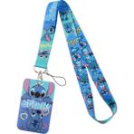 Luoxinguo 17 Disney Stitch Anime Akrilik Kolye Anahtarlıklar Tutucu Serin Karikatür Figürleri Anahtarlıklar Cosplay Takı Hediyeler Kimlik Rozeti Tutucu Hediye (Yurt Dışından) - Renkli - Badge Holder & Accessories
