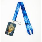 Luoxinguo 20 Van Gogh Sanat Yağlıboya Ayçiçeği Boyun Askısı Kordon Tuşları Kordon Kart Kımlık Rozeti Tutucu Anahtarlık Hediyeler Için (Yurt Dışından)