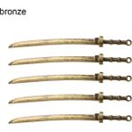 Luoxinguo 5 Adet Bronz 5/6 Adet Yeni Moda Yaratıcı Aksesuar Zanaat Malzemeleri Antika Kılıç Imi Dıy Takı Yapımı Gümüş Kılıç Imi Takılar (Yurt Dışından) - Renkli - Bookmark