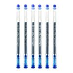 Luoxinguo 6 Adet Mavi Set 6 Adet/takım 0.38MM Büyük Kapasiteli Mürekkep Elmas Ucu Jel Kalem Siyah/mavi/kırmızı Dolum Sınav Imza Yazma Okul Ofis Malzemeleri (Yurt Dışından) - Renkli - Mechanical Pencils