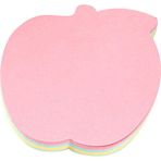 Luoxinguo 65X65MM Apple 100 Yaprak/paket Kendinden Yapışkanlı Not Kendinden Yapışkanlı Etiket Mesaj, Liste, Kayıt, Hatırlatma, Eğitim Ofis Malzemeleri HY-106 (Yurt Dışından) - Renkli - Sticky Notes