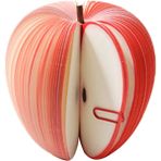 Luoxinguo Apple 125 Yaprak/paket Meyve Şekli Kendinden Yapışkanlı Not Kendinden Yapışkanlı Etiket Mesaj, Liste, Kayıt, Hatırlatma, Eğitim Ofis Malzemeleri CW-156 (Yurt Dışından) - Renkli - Sticky Notes