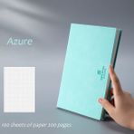 Luoxinguo Azure A4 Dizüstü Bilgisayar A4 Kalınlaştırılmış Büyük Işletme Süper Kalın Izgara Boş Izgara Günlüğü Cuaderno Defterler ve Günlükler Libretas Zeszyt Caderno (Yurt Dışından) - Renkli