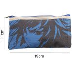 Luoxinguo B-4 Fermuarlı Tuval Öğrencileri Kalem Çantası Anime Iblis Avcısı Kimetsu Hiçbir Yaiba Kalem Çantası Cüzdan Depolama Kırtasiye Okul Malzemeleri (Yurt Dışından) - Renkli - Pencil Bags