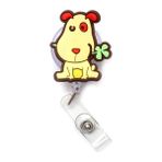 Luoxinguo Beyaz Sevimli Aşk Ayı Tarzı Geri Çekilebilir Rozet Makara Nursedoctor Kart Tutucu Ofis Hastane Malzemeleri Boygirl Isim Kartı (Yurt Dışından) - Renkli - Badge Holder & Accessories