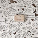 Luoxinguo C 100 Adet Sözlük Kütüphane Serisi Malzeme Kağıt Scrapbooking Kart Yapımı Günlük Kayıt Projesi Dıy Retro Arka Plan Kağıt Kırtasiye (Yurt Dışından) - Renkli - Not Defterleri