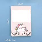 Luoxinguo C 50 Sayfa Not Defteri Karikatür Unicorn Not Notları Yapışkan Olmayan Mesaj Kawaii Estetik Papeleria Kırtasiye Ofis Okul Malzemeleri (Yurt Dışından) - Renkli - Not Defterleri
