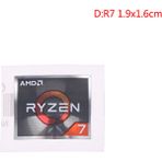 Luoxinguo D 1pc 1.9x1.6cm Amd Işlemci Serisi Etiket Athlon Ryzen R 3 5 7 Logo Pro7 Nesil Etiket (Yurt Dışından) - Renkli - Assorted Stickers - None