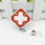 Luoxinguo E Karikatür Gerilebilir Rozet Makara Tıbbi Işçiler Için Doktor Hemşire Çalışma Kartı Ekran Kımlık Kartı Tutucu Hastane Malzemeleri (Yurt Dışından)