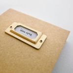 Luoxinguo Etiket Plakası 1 Adet Vintage Bakır Pirinç Marka Adı Etiket Plakası Metal Yer Imleri Endeksi Midori Gezginin Dizüstü Planlayıcısı Aksesuarları Kırtasiye (Yurt Dışından) - Renkli - Bookmark