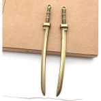 Luoxinguo H-2 Adet 2/6 Adet Antika Kılıç Bıçak Kitap Ayracı Seti Retro Takılar Metal Kitap Ayraçları Okuma Kitabı Klipleri Işaretleyiciler Zanaat Malzemeleri Dıy Takı (Yurt Dışından) - Renkli - Bookmark