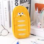 Luoxinguo H Kalem Kutusu Kawaii Bisküvi Şekli Peluş Kurabiye Kalem Çantası Büyük Kapasiteli Sevimli Kurabiye Kalem Kutusu Okul Malzemeleri Kırtasiye (Yurt Dışından) - Renkli - Pencil Bags
