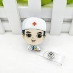 Luoxinguo J Karikatür Tıbbi Işçiler Için Gerilebilir Rozet Makara Doktor Hemşire Çalışma Kartı Ekran Kımlık Kartı Tutucu Hastane Malzemeleri (Yurt Dışından)