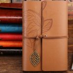 Luoxinguo Kahverengi 105X145MM A7RETRO Dizüstü Günlüğü Not Defteri Edebiyat Pu Deri Not Defteri Kırtasiye Hediyeler Gezgin Dergisi Planlamacılar Ofis Okul Malzemeleri (Yurt Dışından) - Renkli - Defterler