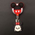 Luoxinguo Karpuz Kırmızı Komik Mickey Tarzı Disney Arkadaşlar Geri Çekilebilir Makaralı Isimlik Hemşire Doktor Kart Tutucu Ofis Hastane Adı Kart Malzemeleri (Yurt Dışından)